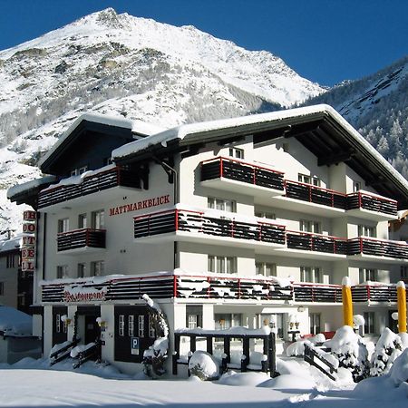 Hotel Restaurant Mattmarkblick Saas-Almagell Exteriér fotografie