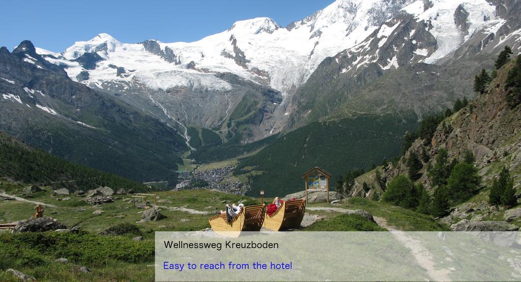 Hotel Restaurant Mattmarkblick Saas-Almagell Exteriér fotografie
