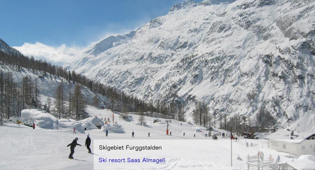 Hotel Restaurant Mattmarkblick Saas-Almagell Exteriér fotografie
