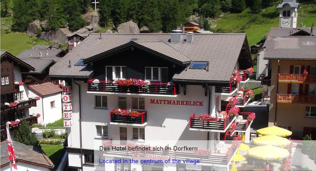 Hotel Restaurant Mattmarkblick Saas-Almagell Exteriér fotografie